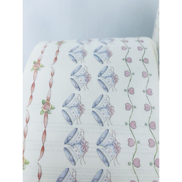 Vintage Lot Of 2 Sandy Lion Precious Moments Sticker Roll Scrapbooking Sandylion - Picture 4 of 16